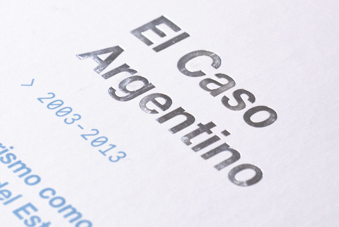 El Caso Argentino — Título y tipografía de la publicación