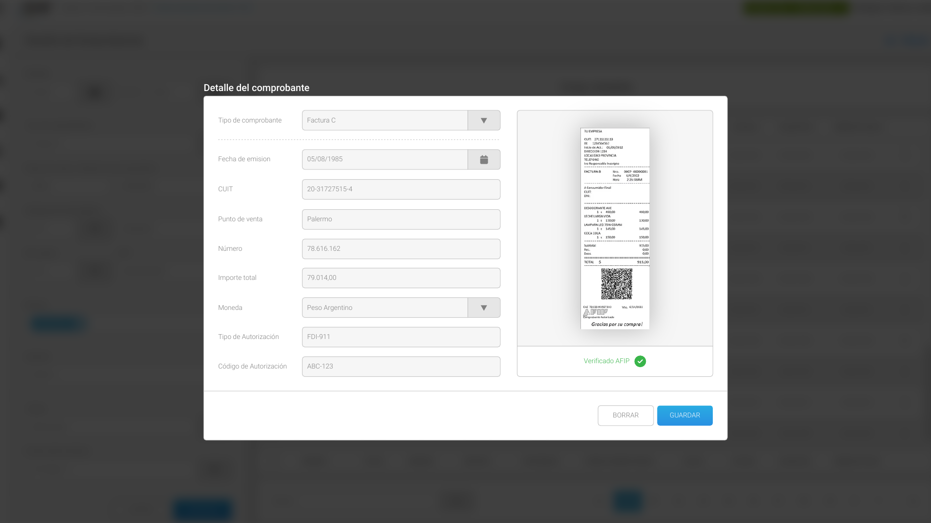 SIAF — diseño de interfaces, pantalla 4